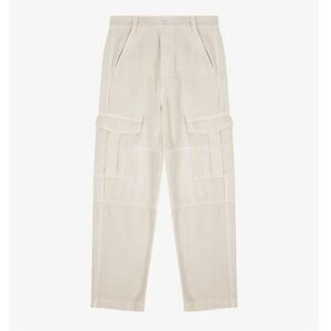 Isabel Marant Terence‎ Cargo Trousers in Ecru Size FR 42